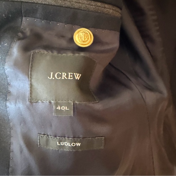 J. Crew Ludlow Elegant Navy Men's Blazer Loro Piano Extrafine Merino Wool - Picture 4 of 6